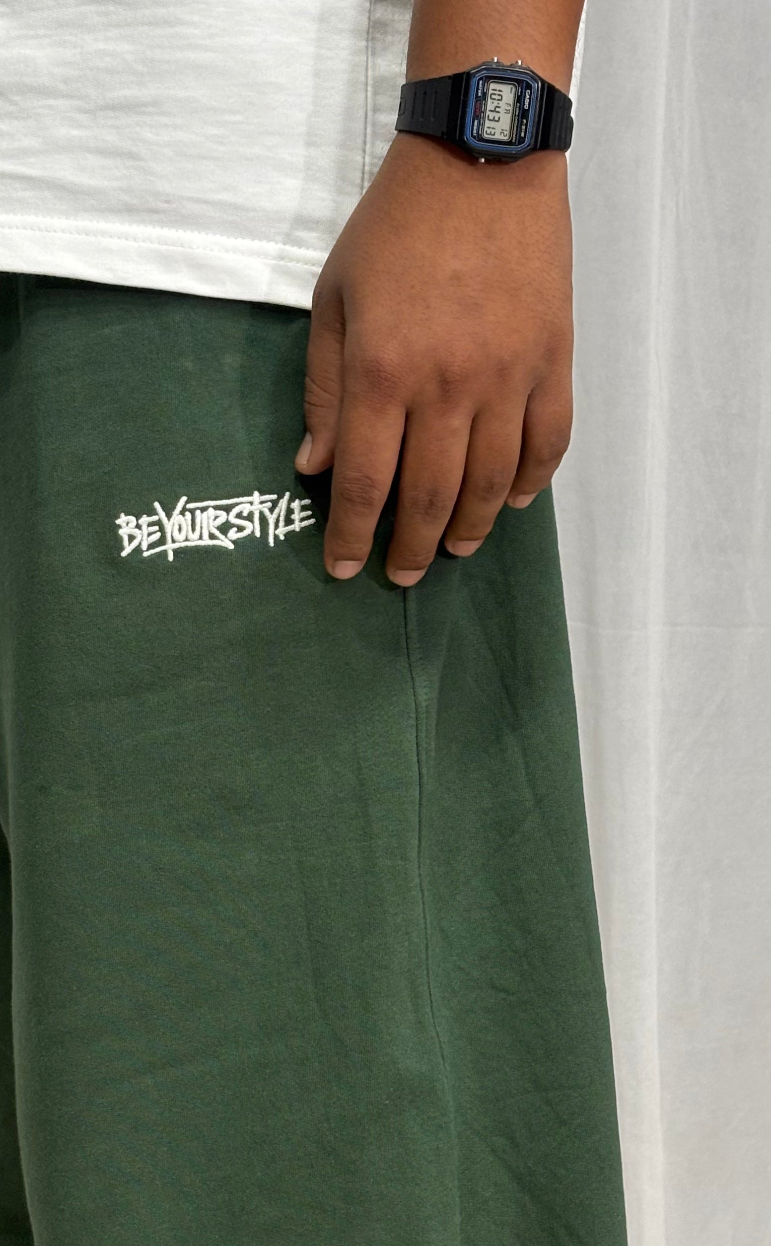 Beyourstyle Baggy Sweatpants (Bottle Green)