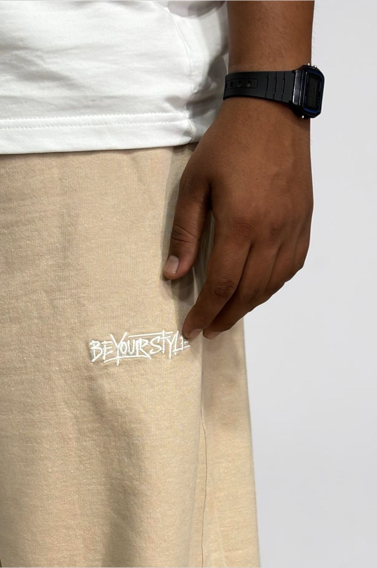 Beyourstyle Baggy Sweatpants (BEIGE)